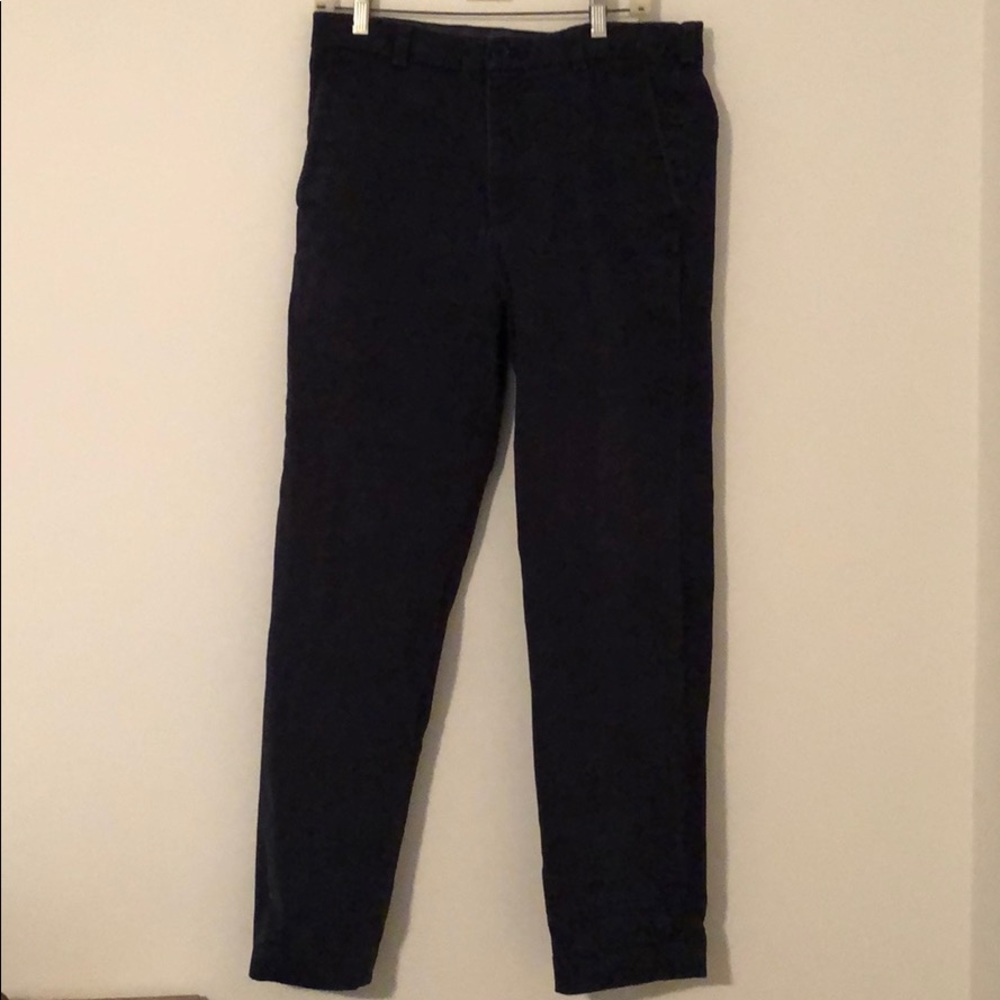 Brooks Brothers Clark-Fit Navy Dress Pants: 34x32